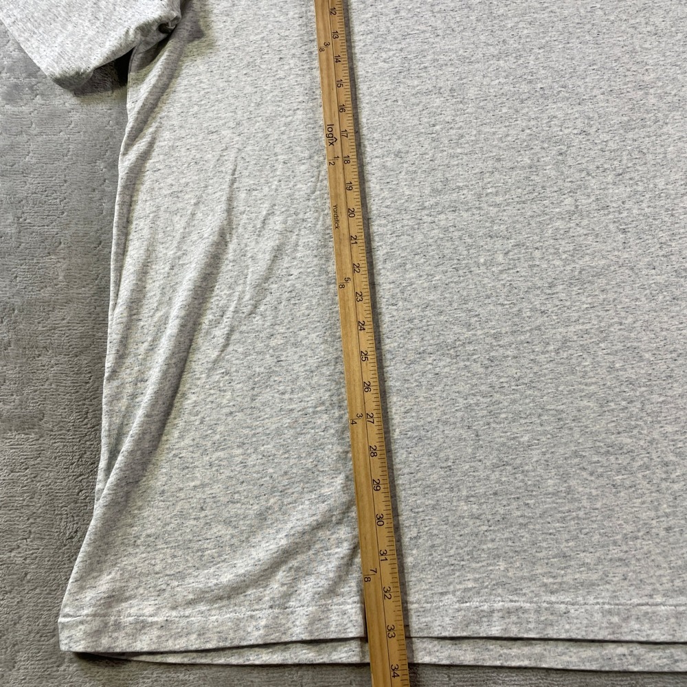Polo Ralph Lauren T Shirt Mens 2LT Tall Gray Heather V Neck Preppy Casual - Picture 6 of 11